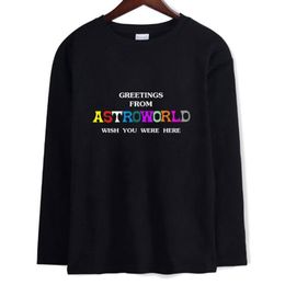 Letter Print Long Sleeved T shirt Men Women Crew Neck Tshirt Casual Fashion Sweater Hoodie Lovers Sweatshirt Top312P