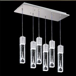 Crystal Bubble Light Eiffel Tower Pendant light Ceiling lamp Bar Dining Room lamparas de techo colgante moderna294p