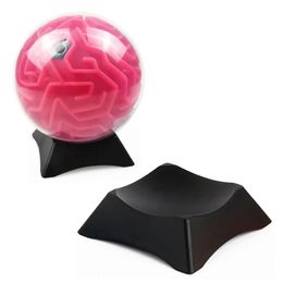 Balls Ball Stand Display Holder Rack Support Base For Football Rugby Crystal Labyrinth Maze Soccer Volleyball Basketball 231006