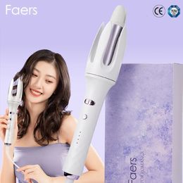 Curling Irons Automatic Hair Curler Stick Negative ion Electric Ceramic Fast Heating Rotating Magic Iron Care Styling Tool 231006