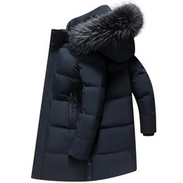 Men s Down Parkas Jacket Man Long Puffer Winter Coats For Duck Overcoat Padded Cold Clothes Feather 231005