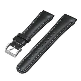 22mm Leather Bracelet Watch Band Wristbands Unisex Replacement Strap with Buckle Casual Fashion Ergonomic for Suunto X-lander H091265o