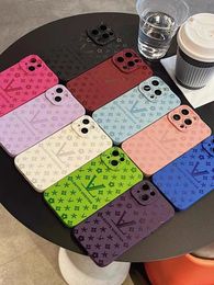 Classic Print Cover Phone Cases iPhone 15 14 Pro max 11 12 13 mini 7 8 plus xr xs Fashion designer all-inclusive shock-proof silicone case