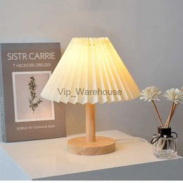 Table Lamps Vintage Korea Atmosphere Desk Lamp Nordic Solid Wood Bedroom Bedside Decor Table Lamp Remote Control Dimmable LED Night Light YQ231006