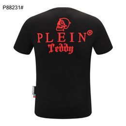 PLEIN BEAR T SHIRT Mens Designer Tshirts Brand Clothing Rhinestone Skull Men T-shirts Classical High Quality Hip Hop Streetwear Ts2202