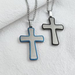 Pendant Necklaces Vintage Crosses Necklace Goth Jewellery Accessories Gothic Grunge Chain Y2k Fashion Women Things