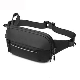 Waist Bags Waterproof Men's Fanny Pack Multi-functional Chest Bag Simple Fashionable Shoulder Bag Sports Expandable Messenger Bag 231006