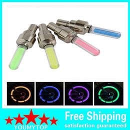 500pcs lot Firefly Spoke LED Wheel Valve Stem Cap Tire Motion Neon Light Lamp For Bike Bicycle Car Motorcycle Selling by youmytop269y