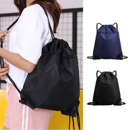 School Bags Mesh Drawstring Backpack Bag Basketball Sports Gym Men Black Rolling Boys