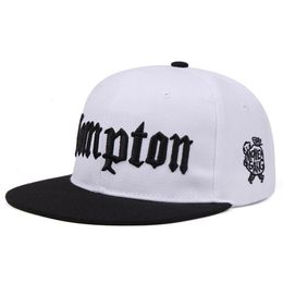 Ball Caps High Quality Compton Embroidery Baseball Cap Hip Hop Snapback Flat Fashion Sport Hat For Unisex Adjustable Dad Hats154S