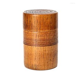 Bowls Wooden Tea Pot Handmade Set Portable Travel Storage Candy Nut Coffee Bean Powder Boxed Sealed Can 1 Pcs