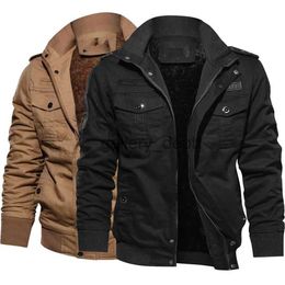 Men's Jackets 2023 Winter Coats Thicker Warm Down Jackets Men Balck Casual Jackets High Quality Male Multi-Pocket Cargo Jacket Coats Plus Size J231006