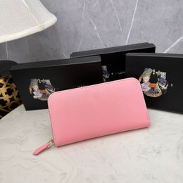 Multi-colored Luxury Designer Handbag Women's Short folding wallet Fashion Long Wallet Classic wallet with card bag delivered to box Wide zipper ML201