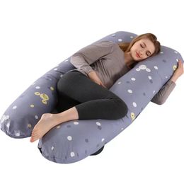 Maternity Pillows U Shape Women Body Pillow Maternity Pillows Side Protect Pregnancy Body Pillow Soft Coral Fleece Sleepers Relaxing Pillows 231006