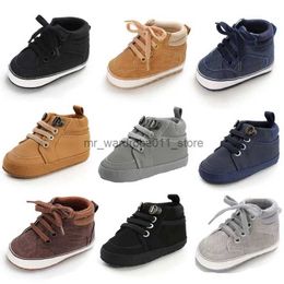 First Walkers Baby Shoes Boy Newborn Infant Toddler Casual Comfor Cotton Sole Anti-slip PU Leather First Walkers Crawl Crib Moccasins Shoes Q231006