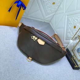 Women's Luxury Shoulder Bag Designer Crossbody Bag Top Leather Chest Bag Classic Flower Fanny Pack Handbag 8A+