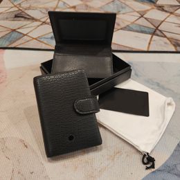 European Business Card Holder Comes with Box Slim Wallet Fashion Pocket Coin Wallet Designer Button Wallet Passport Case purse