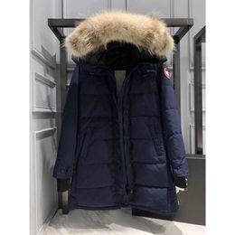 Designer Canadian Goose Mid Length Version Puffer Down Womens Jacket Parkas Winter Thick Warm Coats Windproof Streetwear C1667 Winter01