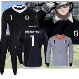 Camisetas Captain Tsubasa football soccer Jerseys oliver atom Maillots de foot Goalkeeper Wakabayashi Aton Cosplay uniform 201118277i