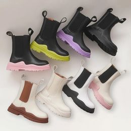 Boots Autumn Winter Girls Short Boots Little Princess Fashion Forest Green Chimney Boots Boys British Style Boots Baby Cotton Shoes 231005