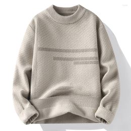 Men's Sweaters Fashion Loose Turtleneck Knitted Korean Sweater Men Clothing 2023 Autumn Casual Pullovers All-match Warm Tops