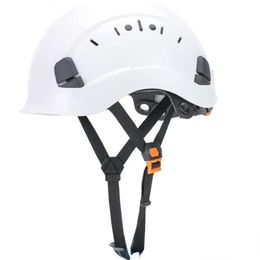 Ski Helmets ABS Safety Helmet Construction Climbing Steeplejack Worker Protective Helmet Hard Hat Cap Outdoor Workplace Safety Supplies 231005