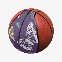 custom Basketball diy Basketball Adolescents men women youth children outdoor sports Basketball game team training equipment Factory direct sales ST1-27