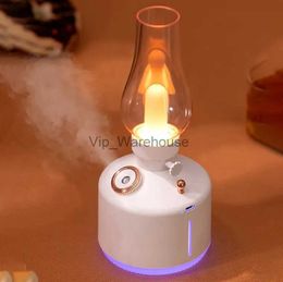 Table Lamps 280ML Air Humidifier Essential Oil Diffuser Wireless Aromatherapy Diffuser LED Lights Office Home Cool Mist Atmosphere Lamp YQ231006