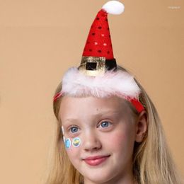 Hair Clips Lovely Christmas Tree Headdress Sequins Headwear For Girls Cartoon Hat HairHoop