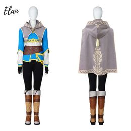 Woman Princess Cosplay Costume Tears Cosplay Fancy Dress Outfit Link Princess Zelda Cosplay Costume Outfit Accessories