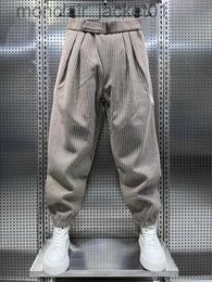 Men's Pants Men's Striped Pants Loose Hip Hop Sportswear New in Popular Japanese Harajuku Trousers Luxury Brand Harem Sweatpants J231006