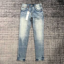 2024 Designer de calças jeans Jean Men calças pretas de qualidade de alta qualidade design retro streetwear designers casuais designers de jeans roxo calça de jeans