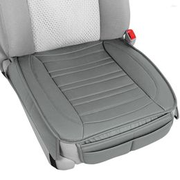 Car Seat Covers Grey Faux Leather Full Set For Truck SUV
