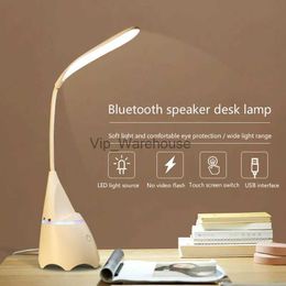 Table Lamps Multi-function Desktop Bluetooth Speaker Desk Lamp Eye Protection Night Light USB Bluetooth Audio Charging Learning Table Lamp YQ231006