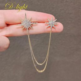 Pins Brooches Exquisite Six-pointed Star Brooch Luxury Fashion Niche Pin Men Women Lapel Collar Suit Jewelry Party Banquet Nice G2465