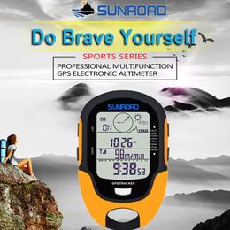 Outdoor Gadgets Portable Digital Altimeter Barometer Compass Locator Handheld GPS Navigation Receiver For Camping Hiking Fishing Climb 231006