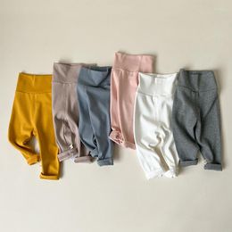 Trousers 0-5years Baby Pants Spring Autumn Children Boys Girls Casual Kids Full Toddler Infant Solid Colour Leggings