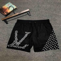 AB2022 Waterproof fabric runway Men's T-Shirts trousers Summer Beach Pants Mens Board Shorts Men Surf Shorts Swim Trunks Spor220k