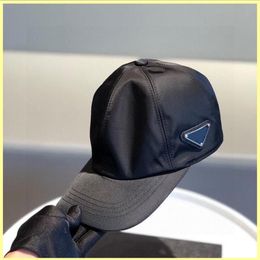 Nylon Designer Baseball Hats Fashion Summer Triangle Caps Designers Hat Mens Fitted Fedora Hat Men Women Casquette Whole 21080291a