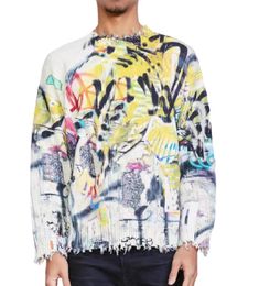 럭셔리 스웨터 디자이너 스웨터 여성 남성 점퍼 긴 소매 풀 오버 울 스웨트 패션 니트웨어 겨울 전쟁 허종 셔츠 S-L