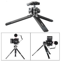 Tripods Ulanzi MT24 Vlog Lite Metal Tripod With Ballhead Extendable 14'' Monopod Cold Shoe Arca Quick Swiss 25KG Max Load 231006