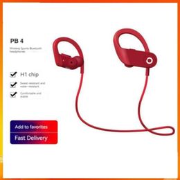 Bts Powerbts High quality Wireless Bluetooth Sports Headphones Magic Sound invisible Ear Hanging Pb4 Applicable earpiece headset