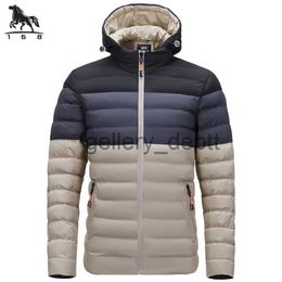 Men's Jackets mens Parka hooded Men's Jacket Winter New down jacket Warm Jackets men business leisure coat splice baseball coats L-4XL 7168 J231006