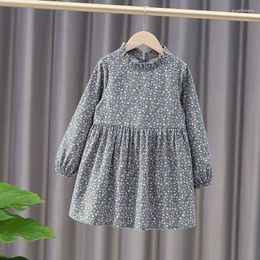 Girl Dresses Girls Spring Autumn Dress Toddler Baby 2023 For Cotton Long Sleeve Children Party Flower Fashion Costume