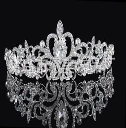 birdal crowns New Headbands Hair Bands Headpieces Bridal Wedding Jewelries Accessories Silver Crystals Rhinestone Pearls HT066037062