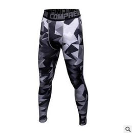 New Casual 3D printing Camouflage Pants Men Fitness Mens Joggers Compression Pants Male Trousers Bodybuilding Tights Leggings For 321P