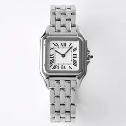 숙녀 시계 디자이너 시계 광장 Panthere Fashion Quartz Movement Square Tank Women Gold Sier Watches Montre de Luxe Business C318 AAA Box ES