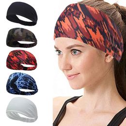 Yoga Hair Bands Elastic Sweat Band For Sports Sweat absorbing Breathable Soft Smooth Ultra Thin Print Headband Fitness Training 231005