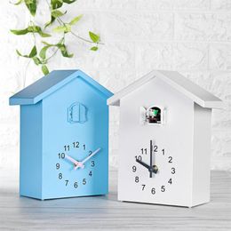 Wall Clocks Minimalist Cuckoo Clock Pendulum Natural Bird Voice Art For Home Living Room Kitchen Office Decoration
