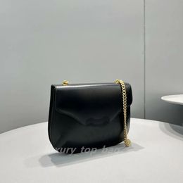 Fashion Bags Patented calf leather chain shoulder bag Besace toothpick pattern long stick Cross body Gold metal clasp closing clutch handbag purse